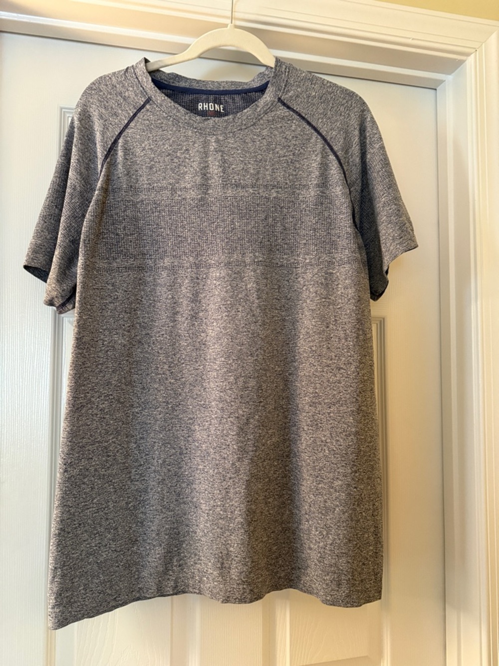 RHONE Gray Heather Short-Sleeve Performance Tee
